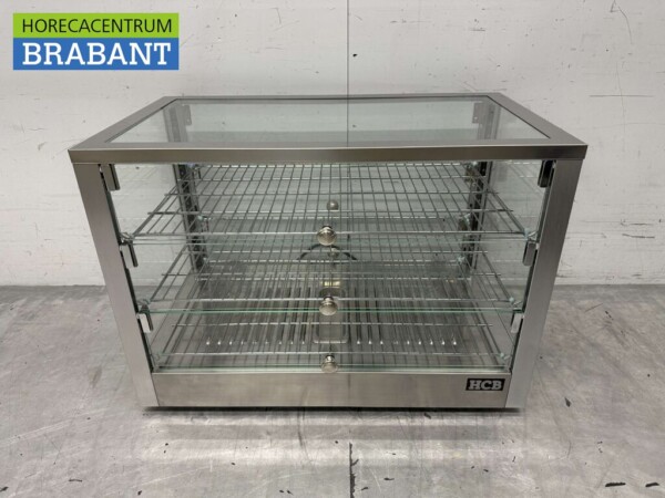 Stainless steel Hot Display Case 115 liters 70 cm 230V Catering