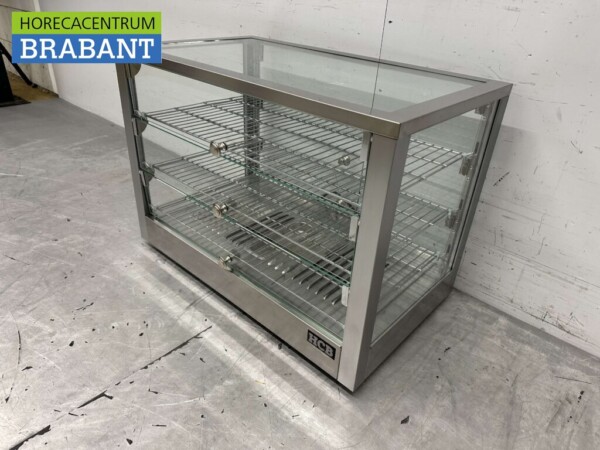 Stainless steel Hot Display Case 115 liters 70 cm 230V Catering - Image 2