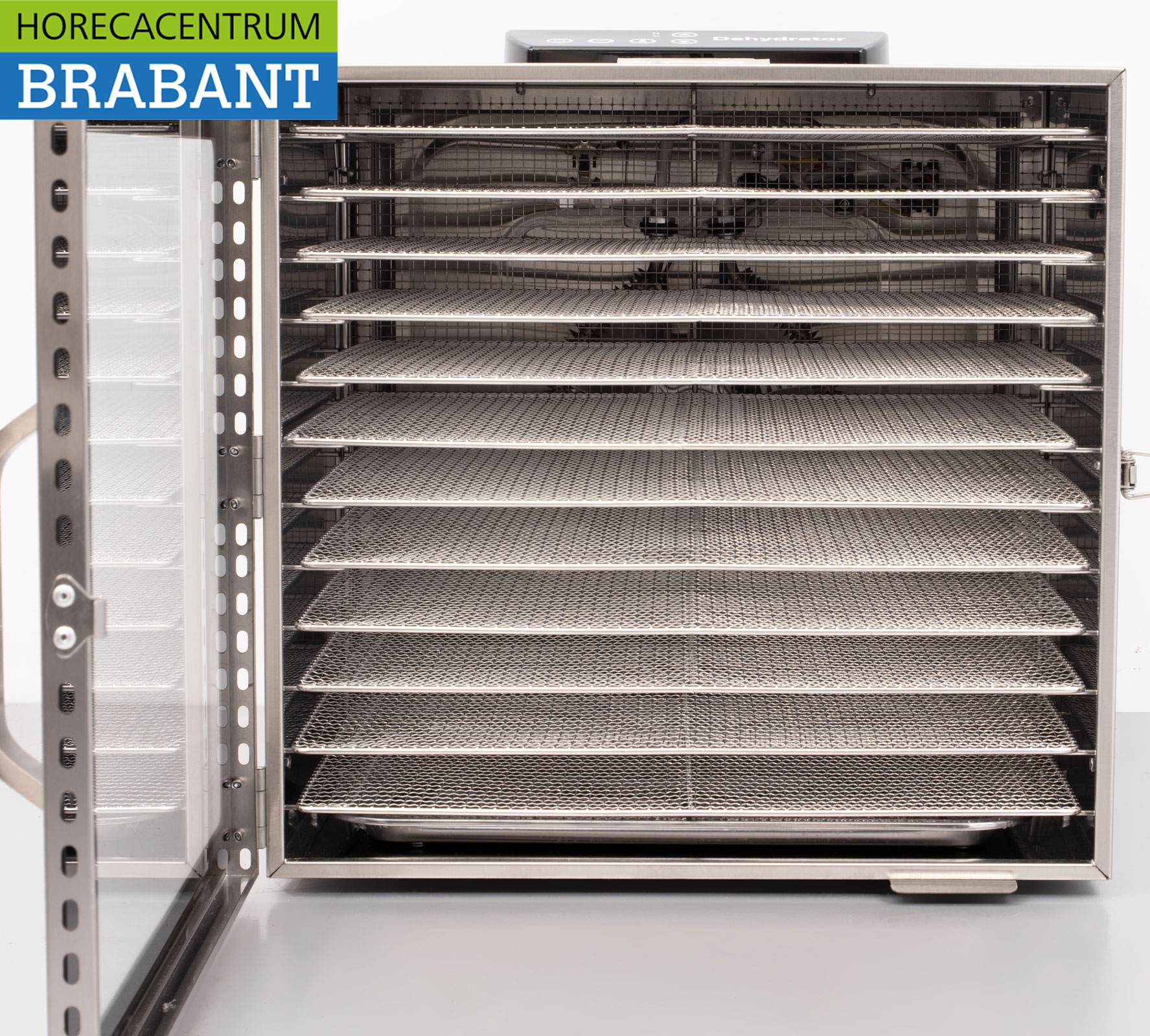 HCB stainless steel Food Dryer Drying machine Fruit Dryer 12 shelves 230V Horeca - Image 4