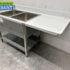 Stainless steel Sink table double sinks Premium-line 160 cm Horeca - Image 3