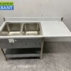 Stainless steel Sink table double sinks Premium-line 160 cm Horeca - Image 4