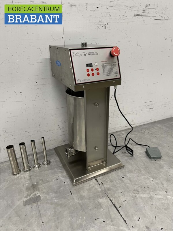 Stainless steel Electric stuffing can stopper sausage filler 12 liter 230V Butchery - Image 2
