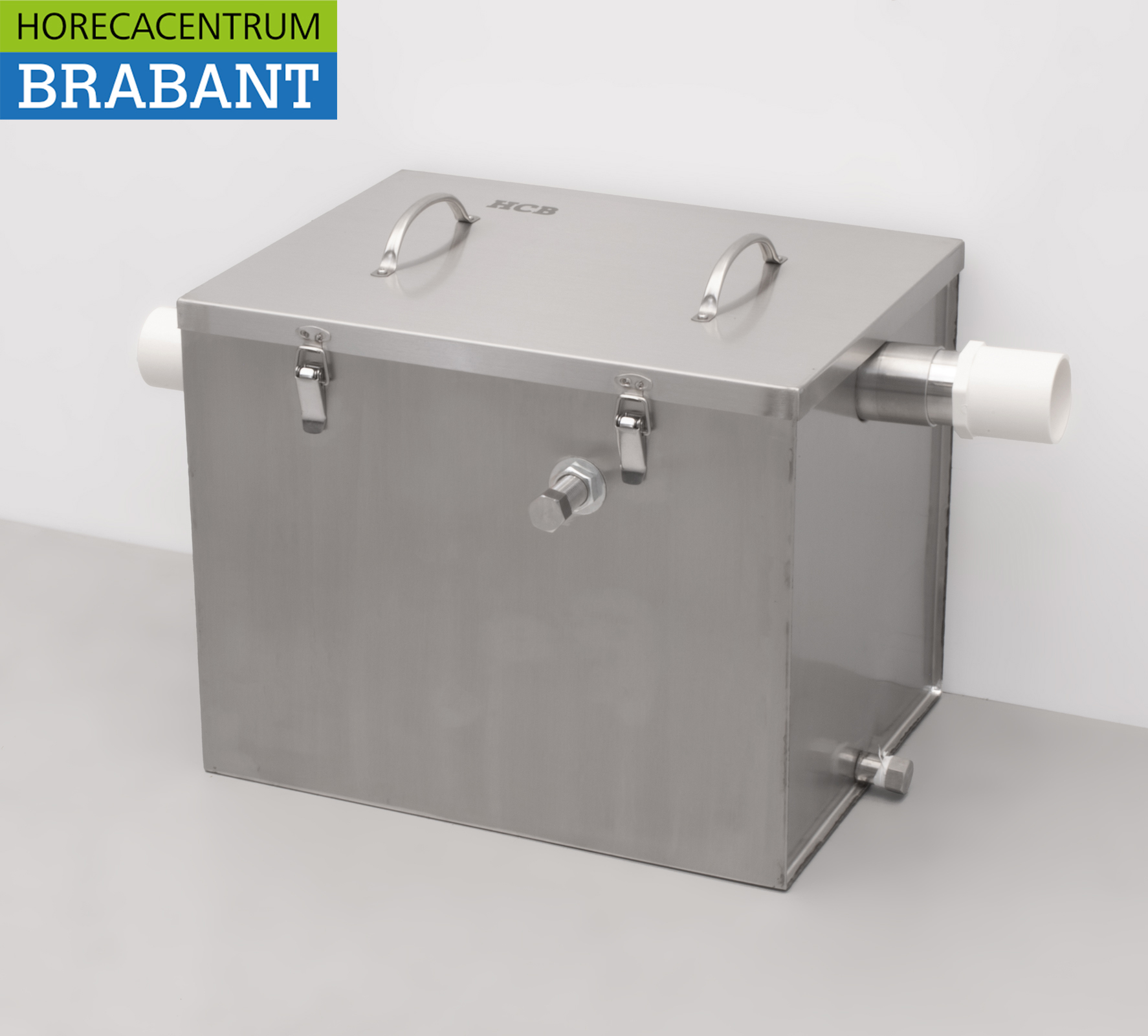 HCB stainless steel grease trap Grease trap 25 liter Horeca - Image 2