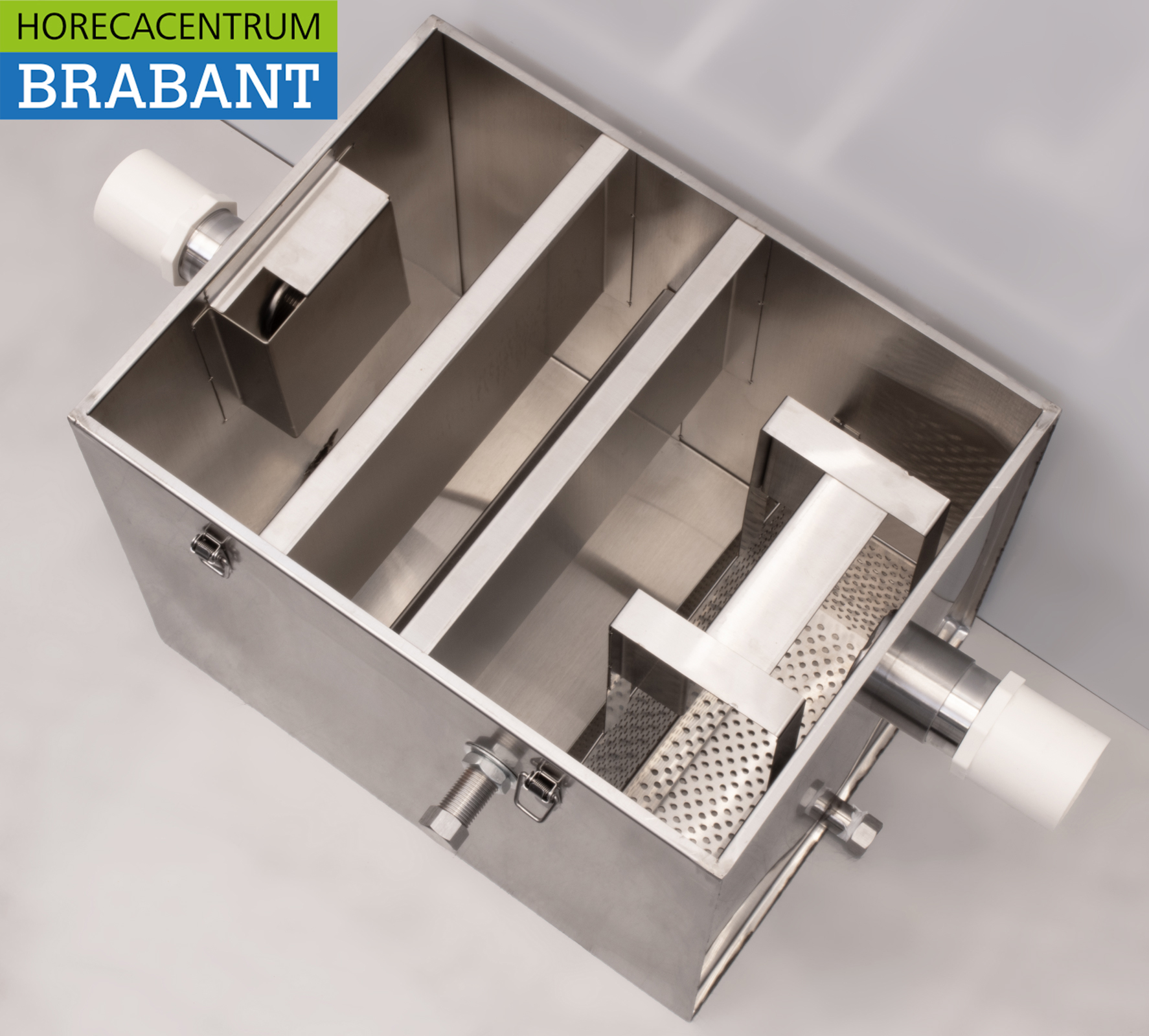 HCB stainless steel grease trap Grease trap 25 liter Horeca - Image 6