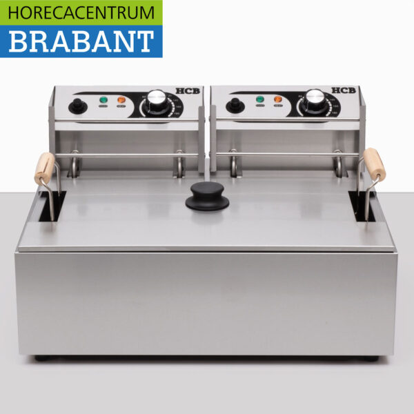 HCB stainless steel Fish fryer Oilball fryer Deep fryer 14 liters 230V Horeca