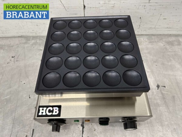 Stainless steel Poffertjesplaat Poffertjesbakplaat 25 dops 230V Horeca - Image 4