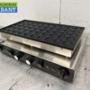 Stainless steel Poffertjesplaat Poffertjesbakplaat 50 dops 230V Horeca - Image 2
