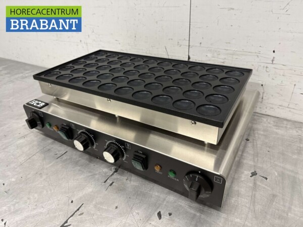 Stainless steel Poffertjesplaat Poffertjesbakplaat 50 dops 230V Horeca - Image 2