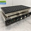 Stainless steel Poffertjesplaat Poffertjesbakplaat 50 dops 230V Horeca - Image 3