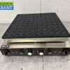 Stainless steel Poffertjesplaat Poffertjesbakplaat 100 dops 230V Horeca