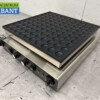 Stainless steel Poffertjesplaat Poffertjesbakplaat 100 dops 230V Horeca - Image 2