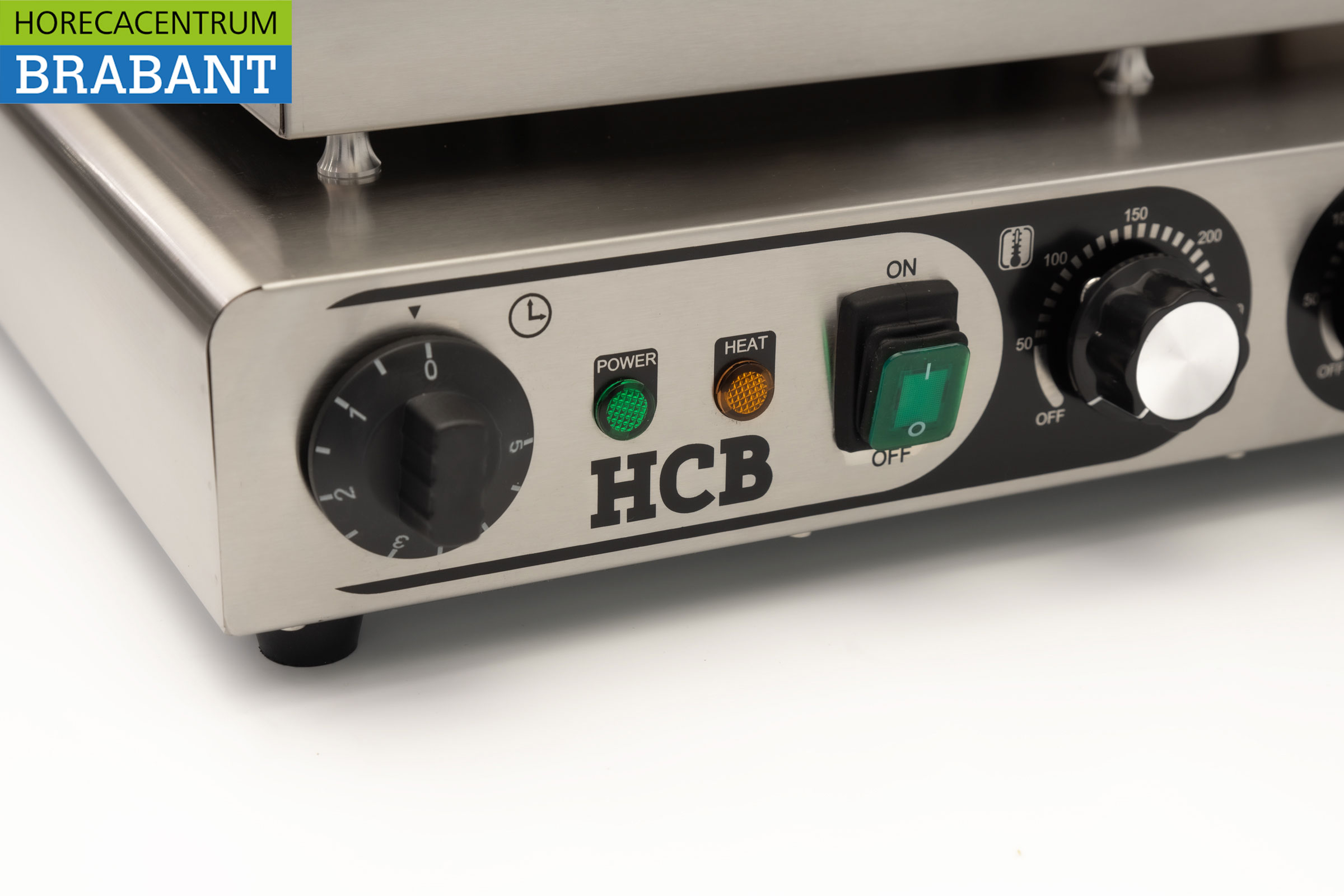 HCB RVS Poffertjesplaat Poffertjesbakplaat 100 dops 230V Horeca - Image 5