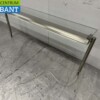 Stainless steel Glass superstructure with lighting 154 cm Horeca - Image 3