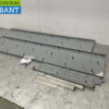 Stainless steel Double wall shelf shelf 180 x 40 cm Horeca - Image 2