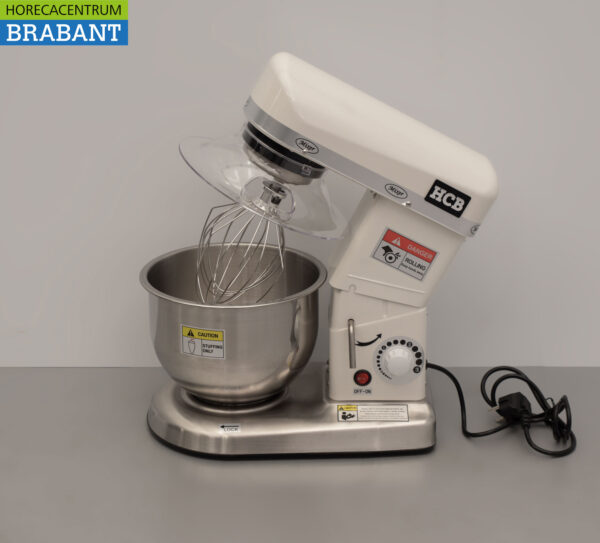 HCB Food Processor Plane Mixer Mixer stainless steel bowl 5 liters 230V Horeca - Image 5