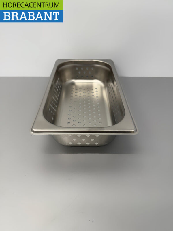 HCB stainless steel Perforated gastronorm container GN Tray 1/3 Depth 65 mm Catering