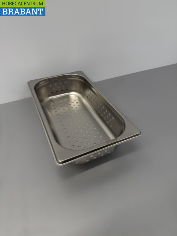 HCB stainless steel Perforated gastronorm container GN Tray 1/3 Depth 65 mm Catering - Image 3