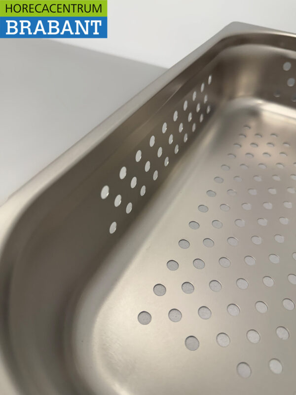 HCB stainless steel Perforated gastronorm container GN Tray 1/3 Depth 65 mm Catering - Image 4