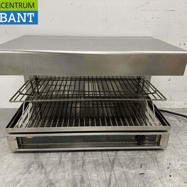 Stainless steel Roller Grill Salamander grill 80 cm 400V Horeca