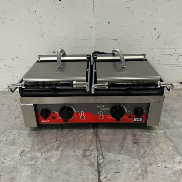 Stainless steel Double Contact Grill Panini Grill 230V Catering
