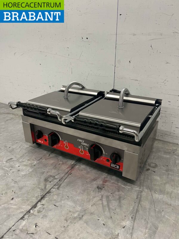 Stainless steel Double Contact Grill Panini Grill 230V Catering - Image 2