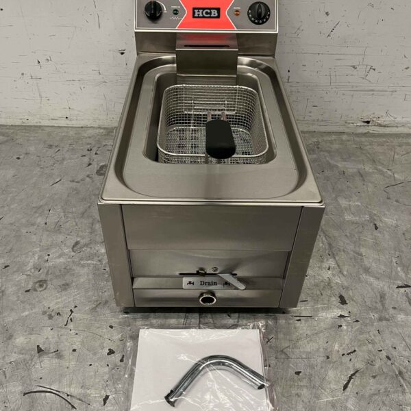 Stainless steel Top Stove Deep Fryer 12 liter 400V Catering