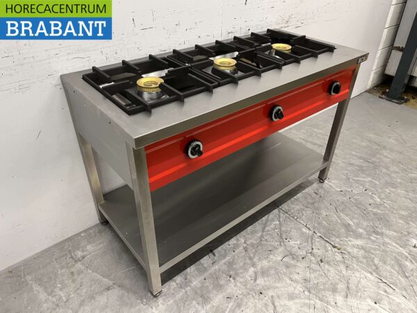 Stainless steel Pancake Cooker Gas Cooker 129 cm Horeca - Image 3