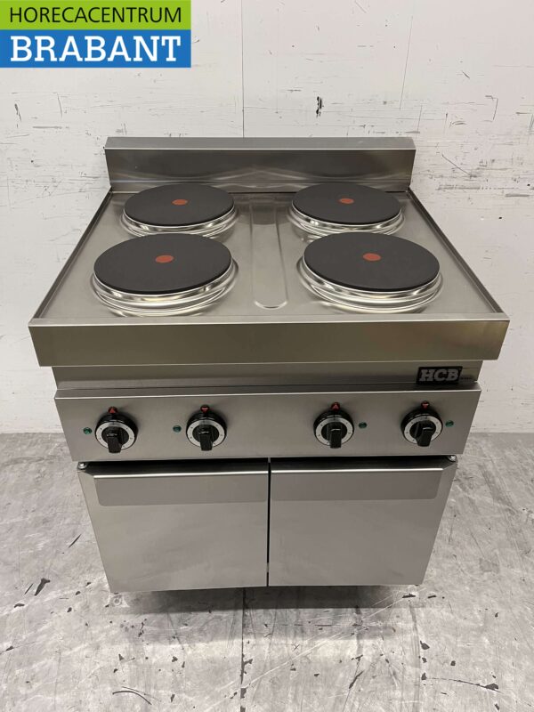 Stainless steel Electric stove stove 4 burners 400V 70 cm Horeca