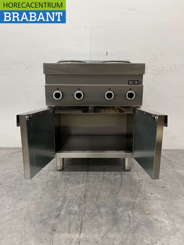 Stainless steel Electric stove stove 4 burners 400V 70 cm Horeca - Image 5