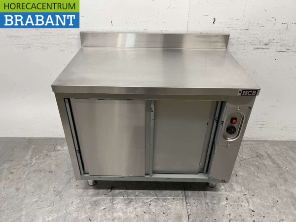 Stainless steel warming cabinet Plate warming cabinet 2 sliding doors 100 cm Horeca