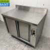Stainless steel warming cabinet Plate warming cabinet 2 sliding doors 100 cm Horeca - Image 2