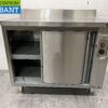 Stainless steel warming cabinet Plate warming cabinet 2 sliding doors 100 cm Horeca - Image 4