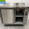 Stainless steel warming cabinet Plate warming cabinet 2 sliding doors 100 cm Horeca - Image 5