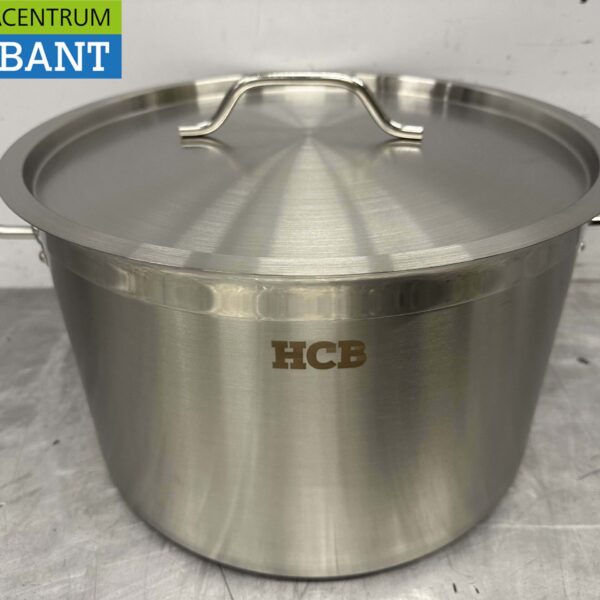 Stainless steel Soup Pan Cooking Pan Induction 40 x 26 cm 32 liter Catering