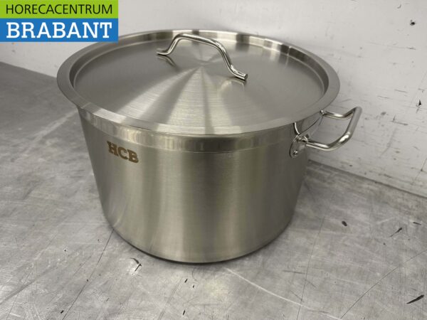 Stainless steel Soup Pan Cooking Pan Induction 40 x 26 cm 32 liter Catering - Image 2