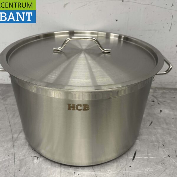 Stainless steel HCB Soup Pan Cooking Pan Induction 45 x 28 cm 44 liter Horeca
