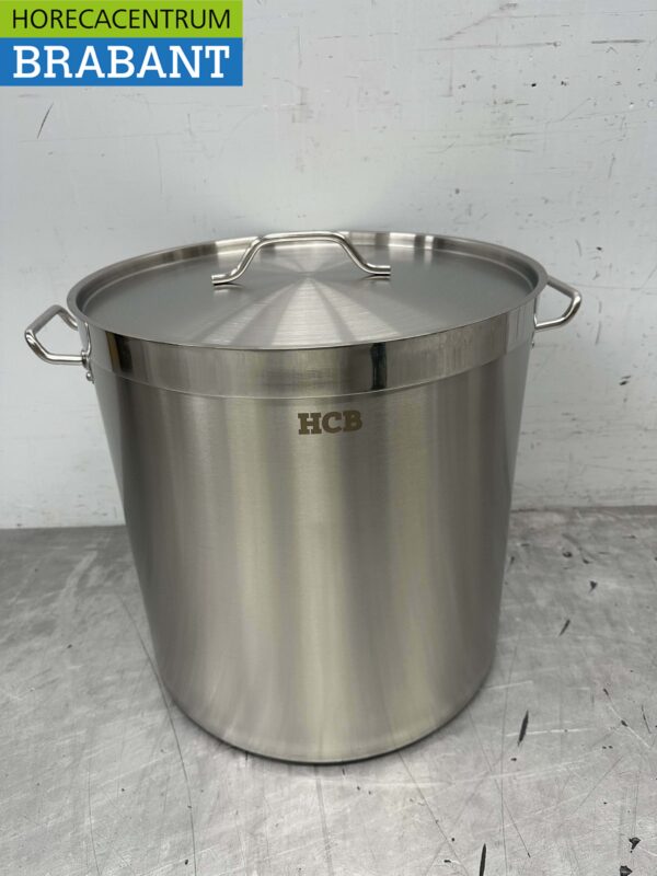 Stainless steel Soup Pan Cooking Pan Induction 45 x 45 cm 71 liters Catering