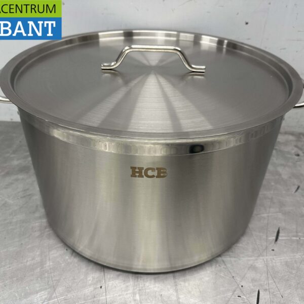 Stainless steel HCB Soup Pan Cooking Pan Induction 50 x 30 cm 58 liter Horeca