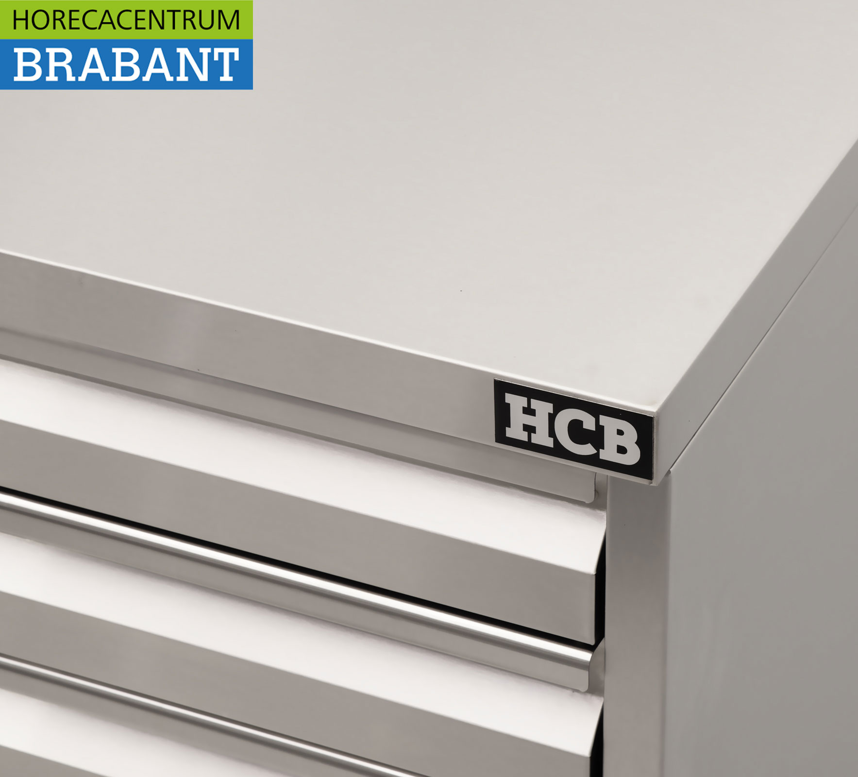 HCB Stainless Steel Work Cabinet Premium-line Drawer Cabinet 6 drawers for dough 70 cm Catering Pizzeria Bakery - Image 6