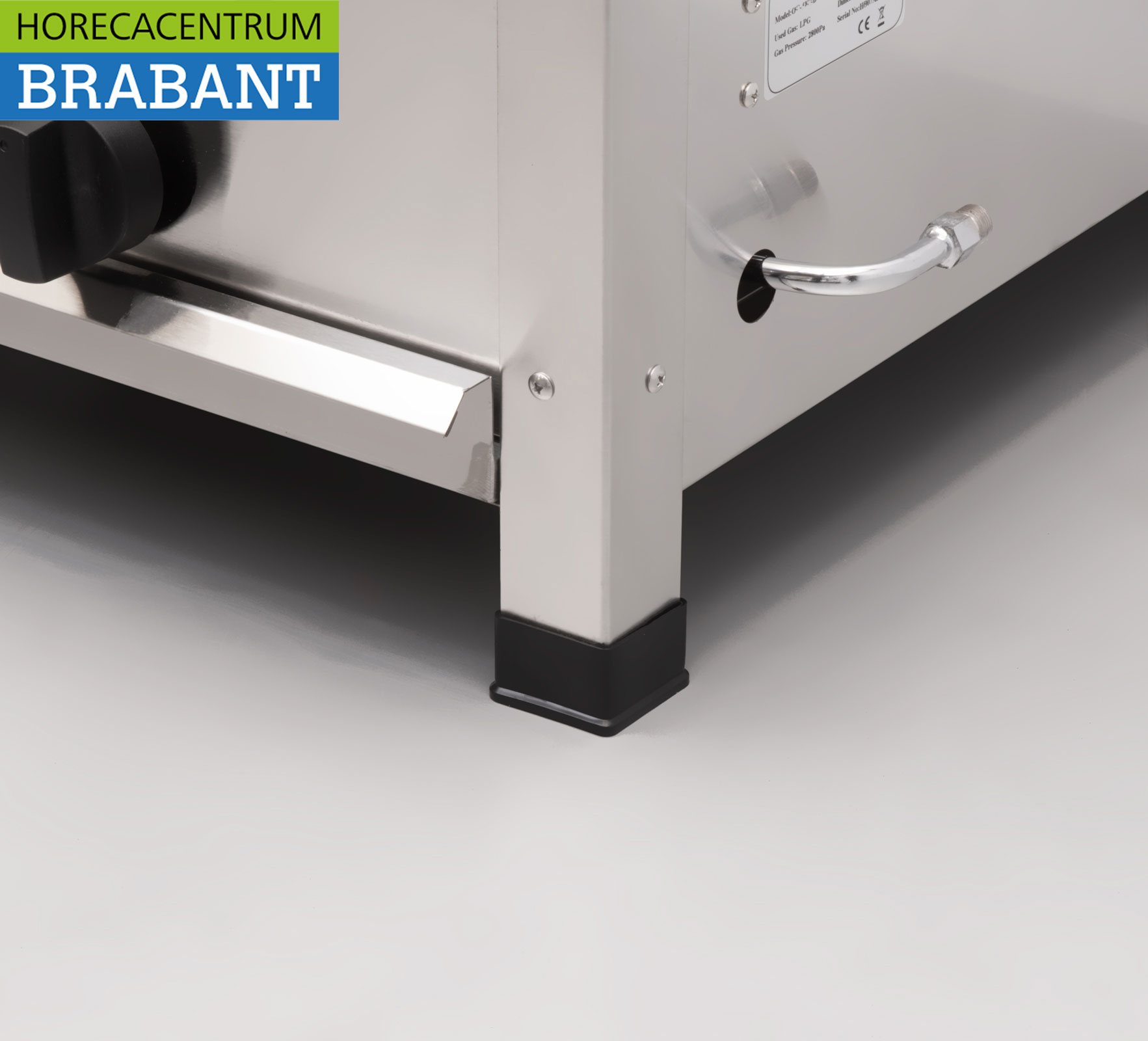 HCB stainless steel Professional bbq barbecue PROPAAN 65 cm Catering - Image 6