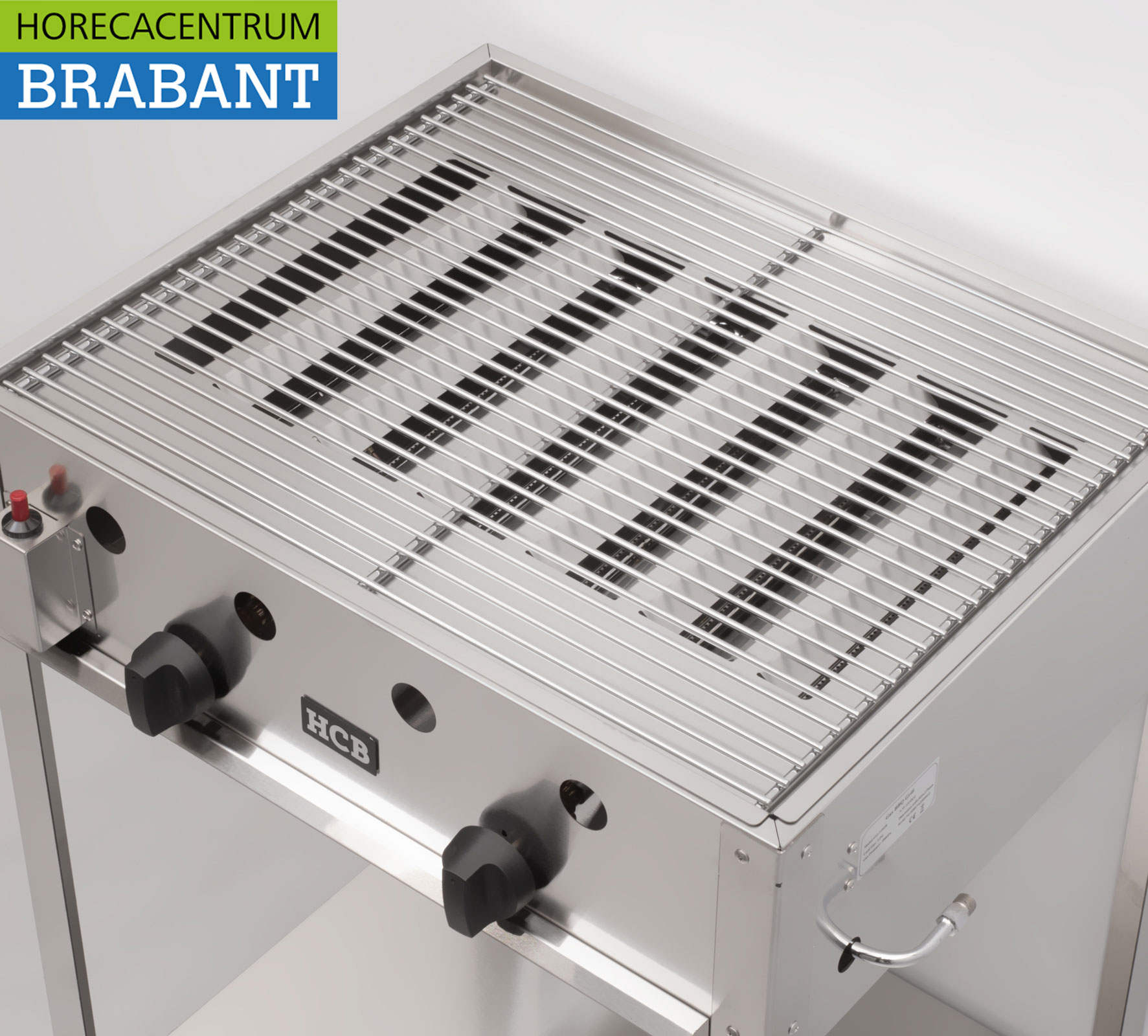 HCB stainless steel Professional bbq barbecue PROPAAN 65 cm Catering - Image 2