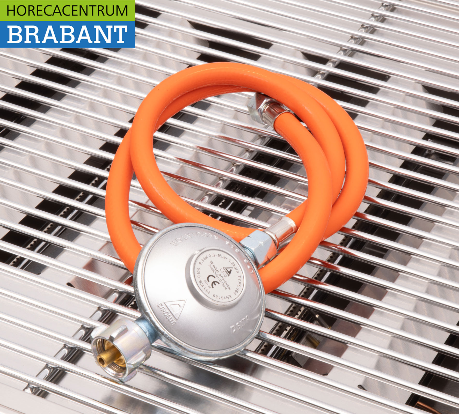 HCB stainless steel Professional bbq barbecue PROPAAN 65 cm Catering - Image 5