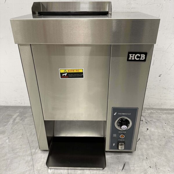 HCB Stainless Steel Vertical Pass-through toaster Bread toaster Conveyor oven 230V Catering