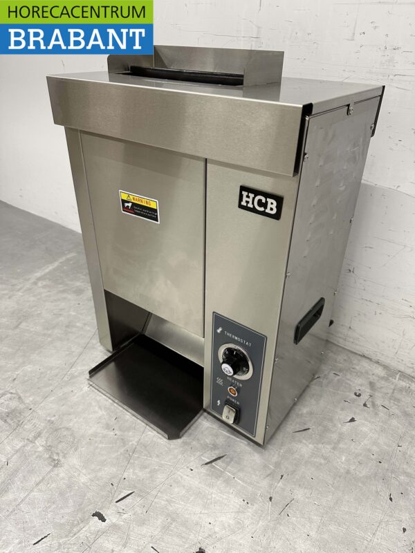 HCB Stainless Steel Vertical Pass-through toaster Bread toaster Conveyor oven 230V Catering - Image 2