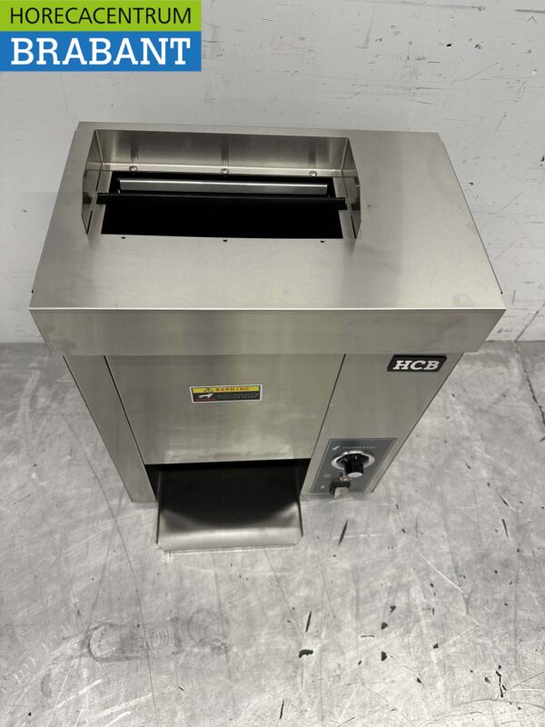 HCB Stainless Steel Vertical Pass-through toaster Bread toaster Conveyor oven 230V Catering - Image 4