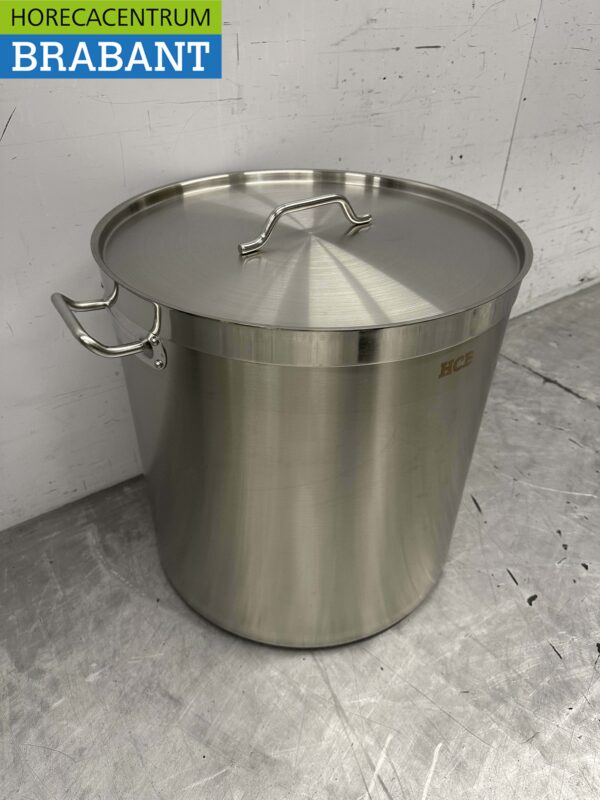 HCB Stainless Steel Soup Pan Cooking Pan Induction 50 x 50 cm 98 liters Horeca - Image 4