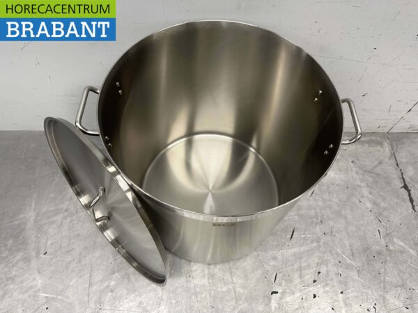 HCB Stainless Steel Soup Pan Cooking Pan Induction 50 x 50 cm 98 liters Horeca - Image 7