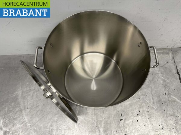 HCB Stainless Steel Soup Pan Cooking Pan Induction 50 x 50 cm 98 liters Horeca - Image 8