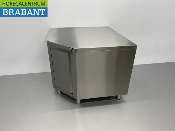 HCB Stainless Steel Work Cabinet Premium-line Corner Cabinet Folding 100 x 100 cm Catering