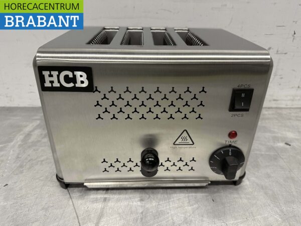 Stainless steel Toaster Bread toaster 4 slices 230V Catering